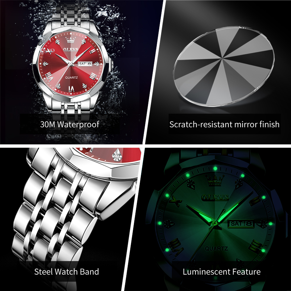 OLEVS Merk Origineel Zakelijk  - Luxury Watch Magazine recensie en prijs